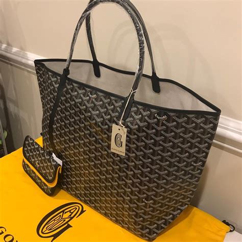 goyard st louis gm size black|goyard gm tote price.